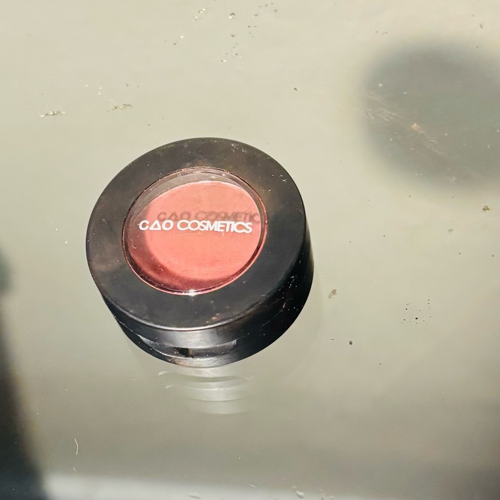 CAO eyeshadows in SIN color (Warm Rose)